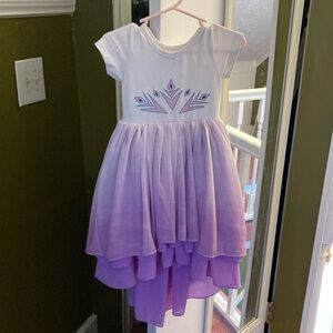 Girls' Purple Ombre Dress
